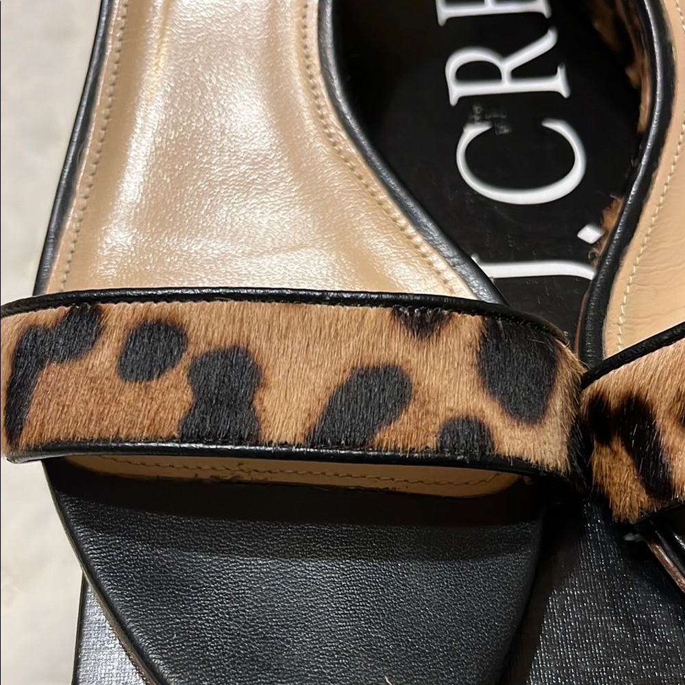 J.Crew Collection Leopard Print Sandals View 4